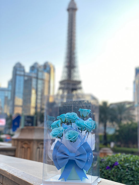 Tiffiany blue 香皂花花盒
