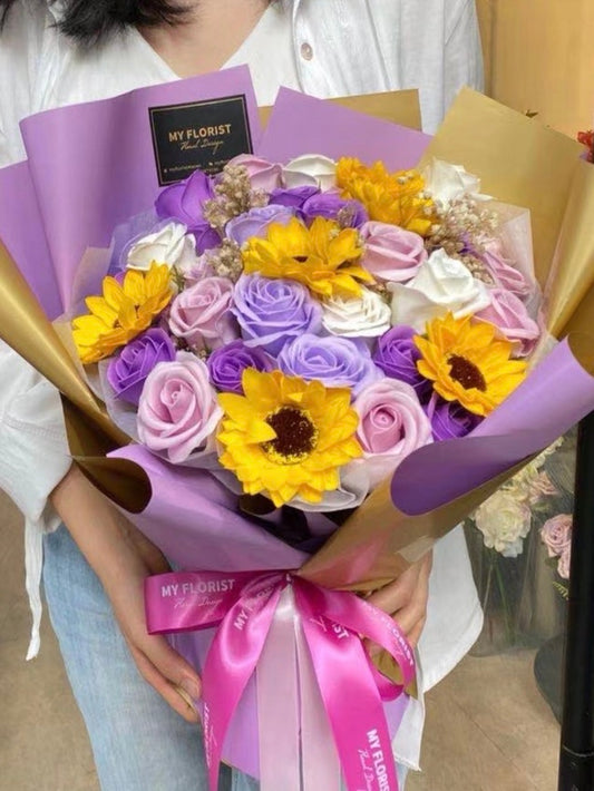 向日葵香皂花束